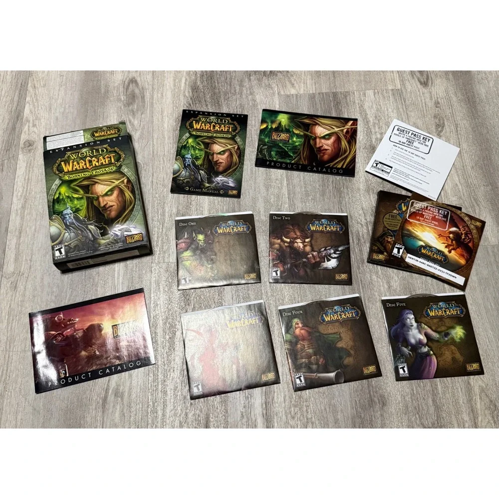 World of Warcraft Burning Crusade Expansion‎ Set PC Game Complete Blizzard